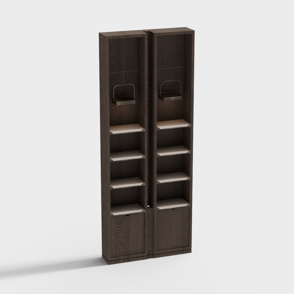 Neo-Chinese Style Tea Room Display Cabinet