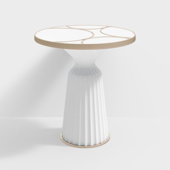 Mesa Lateral Redonda Moderna