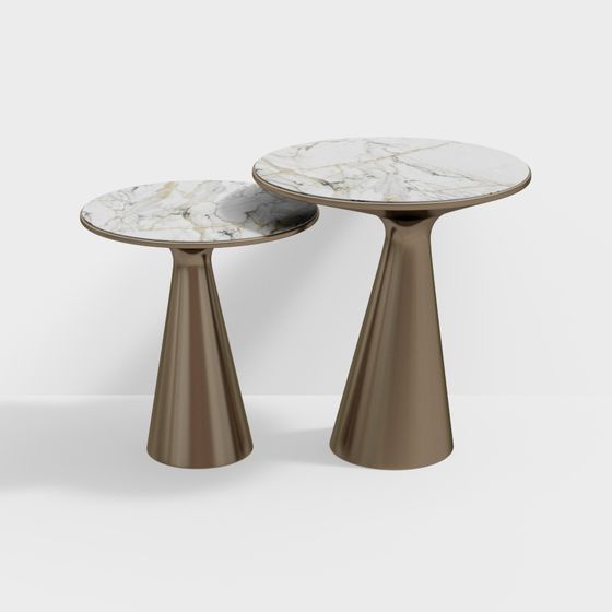 Set di Tavoli Laterali Minimalisti Eleganti