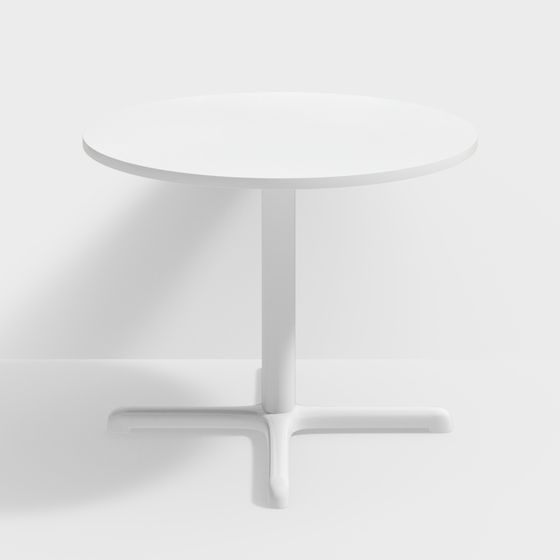 Modern Minimalist Round Table 3D model
