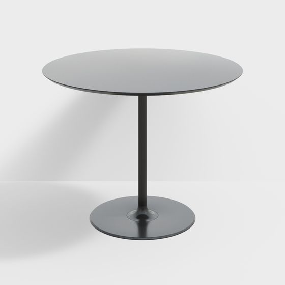 Elegant Round Table 3D model for Modern Interiors