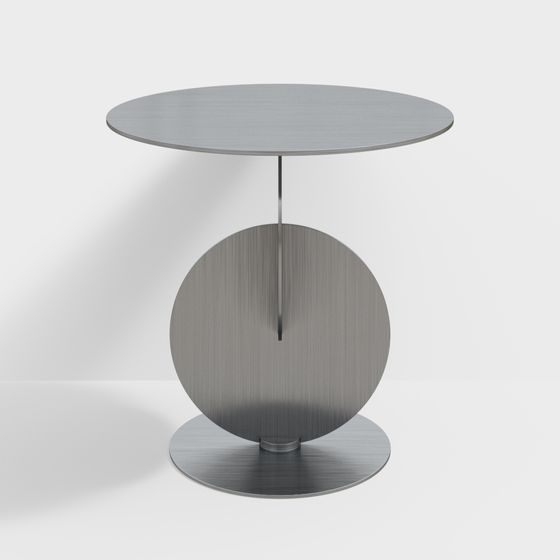 Stylish Round Table 3D model for Modern Spaces