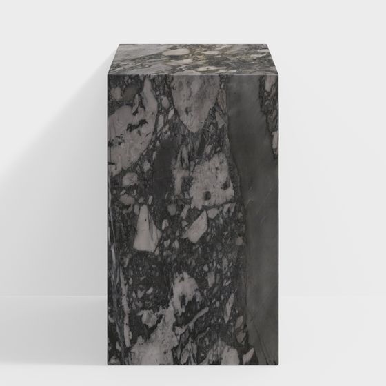 Elegant Marble Column 3D model
