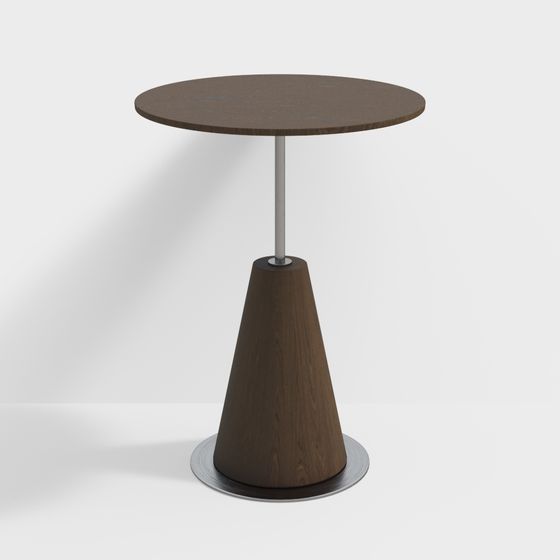 Low-Poly Cone-Shaped Side Table 3D model