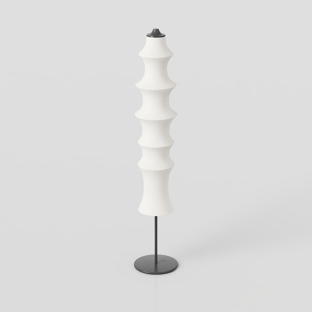 현대 크림 스타일 플로어 램프