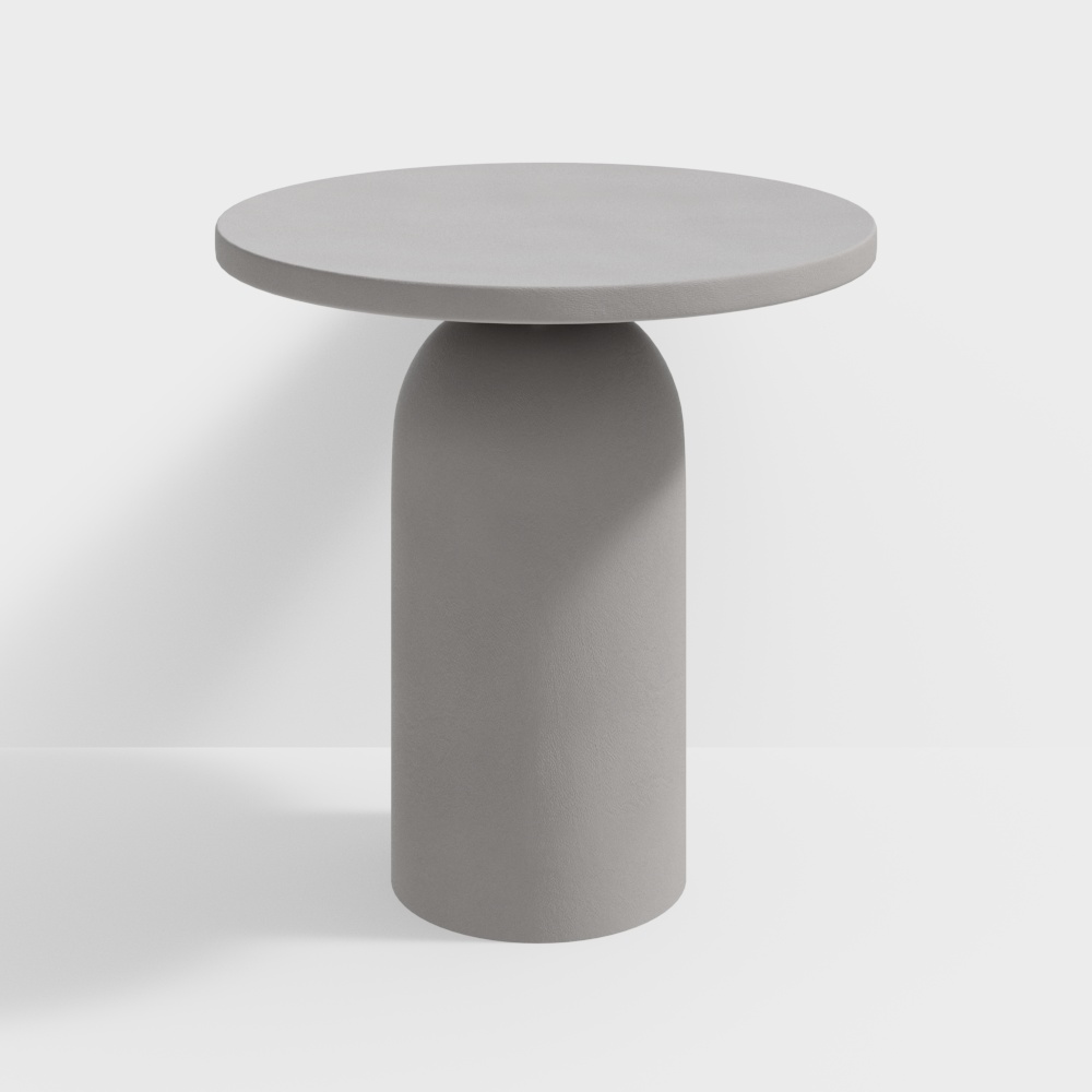 Modern Cream Style Round Side Table