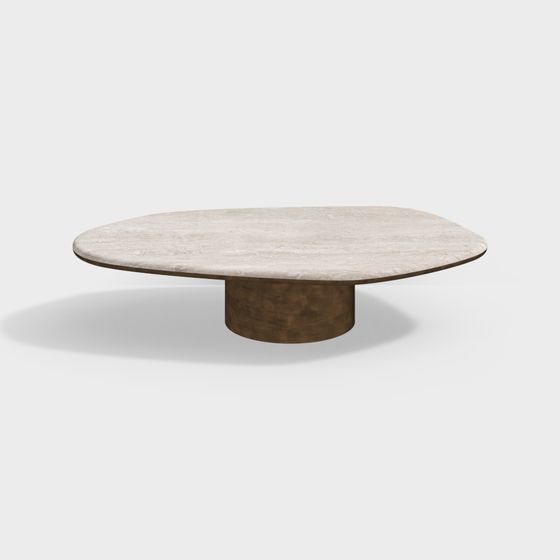 Elegant Round Table 3D model for Modern Interiors