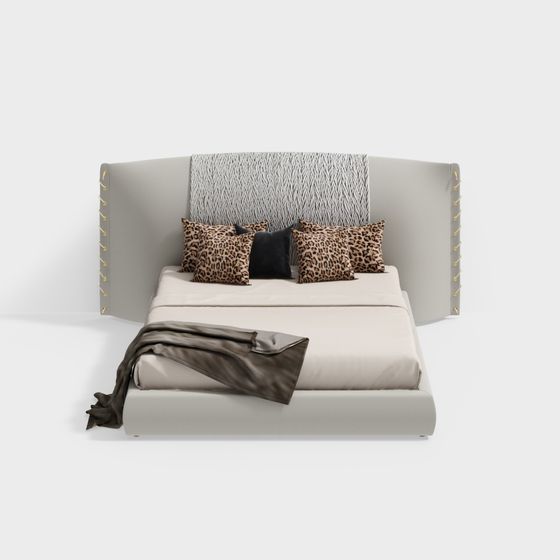Urban Elegance Bed 3D model