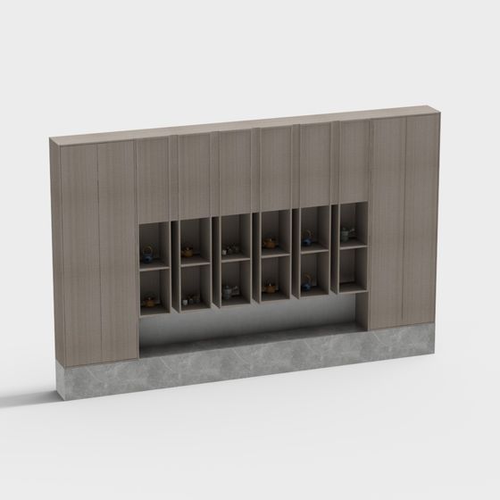 Urban Bookshelf 3D model