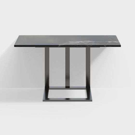 Tavolino CT63 Rosa Nero e Oro