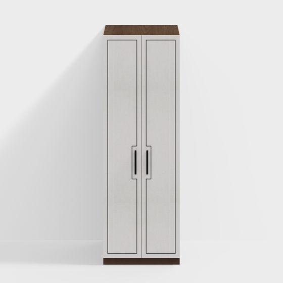 City Window Wardrobe 3D Model