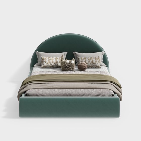 Cozy Retreat 3D model Bed Design