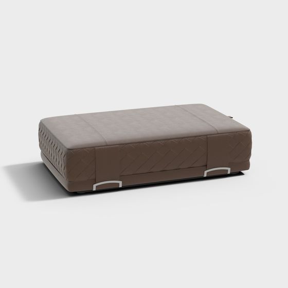 Stylish Urban Leisure Sofa Stool 3D model