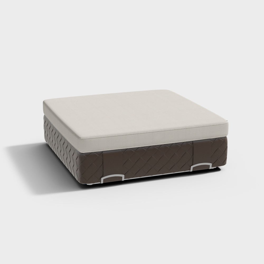 Minimalist Sofa Stool 3D model