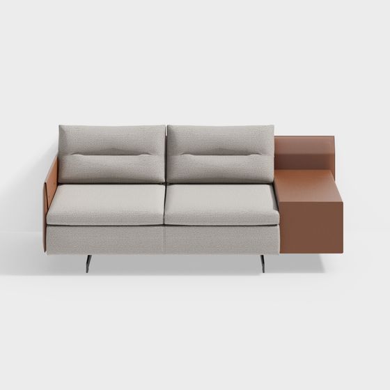 Modern Minimalist Sofa 3D model