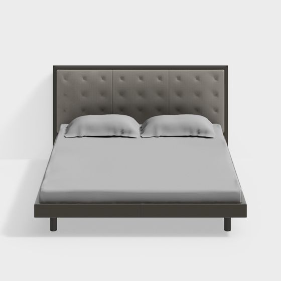 Stylish 3D Bed Frame for Modern Interiors