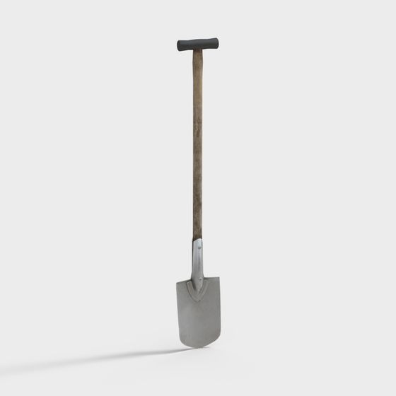 Rustic Country Shovel 3D model