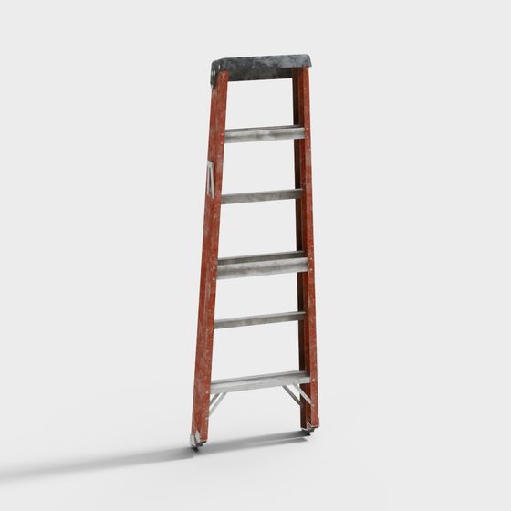 Vintage Ladder 3D model for Creative Projects