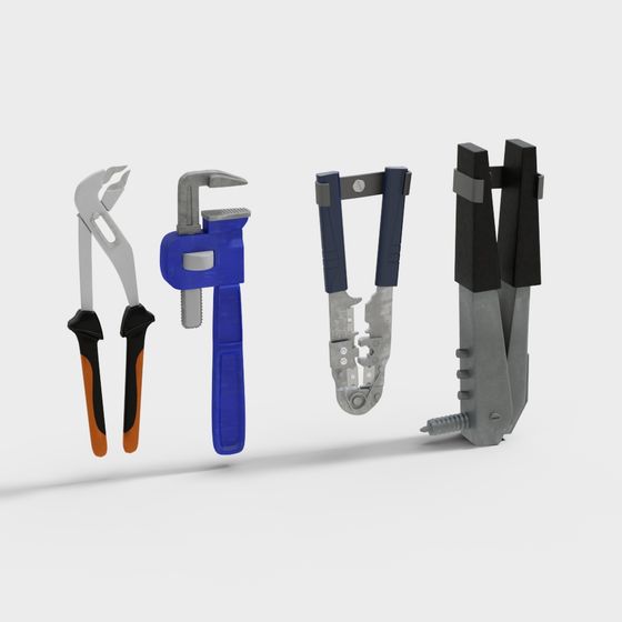 Versatile Tools 3D Model Set for Creative Projects