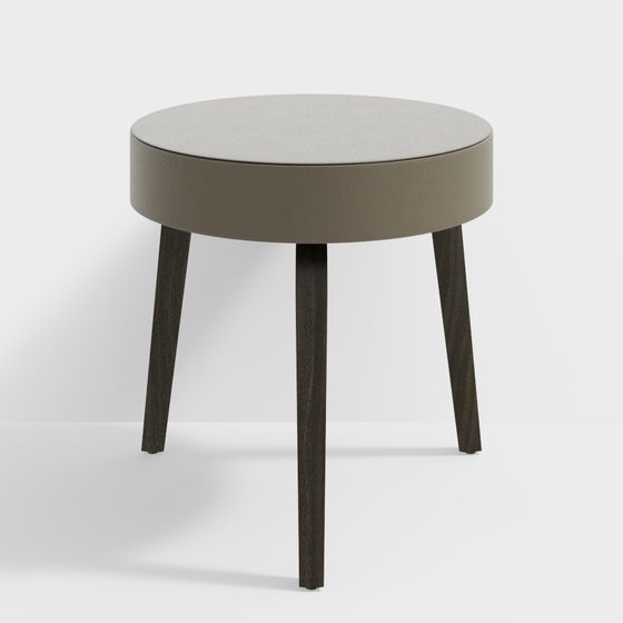 Modern Round Table 3D model