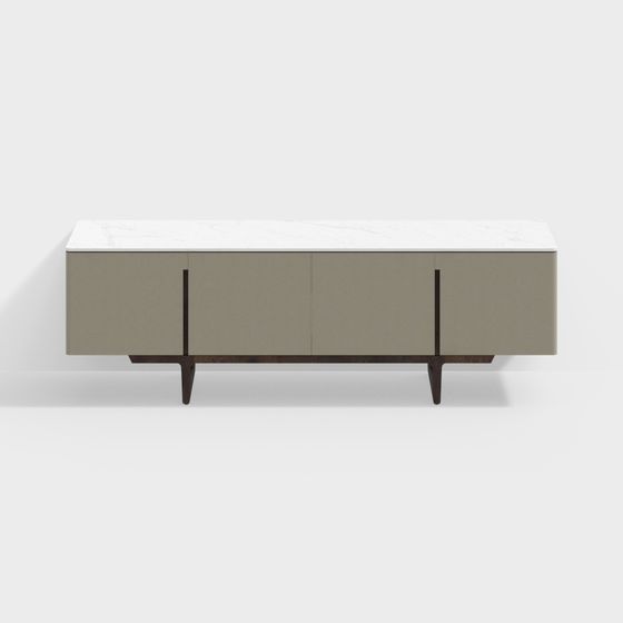 Urban Living Room TV Cabinet 3D model