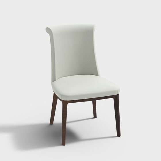 Chic Low-Poly Chair 3D model for Contemporary Spaces