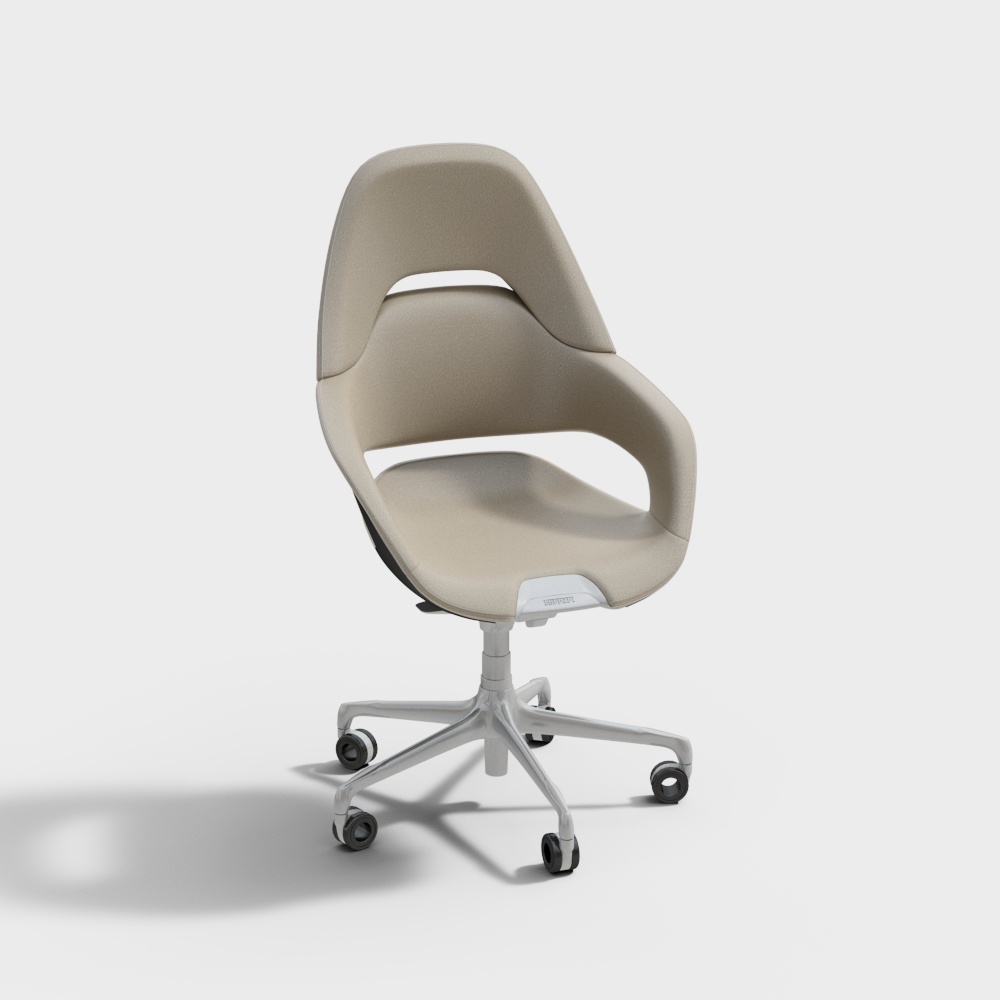 Streamlined Office Chair 3D model