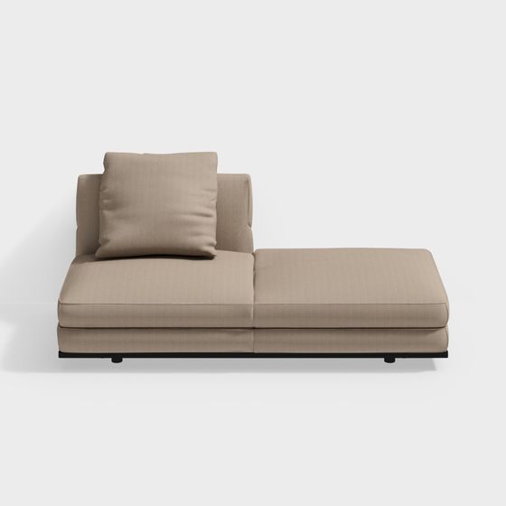 Minimalist Sofa 3D model for Modern Living