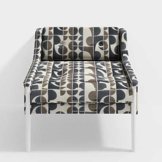 Abstract Geometric Sofa 3D model