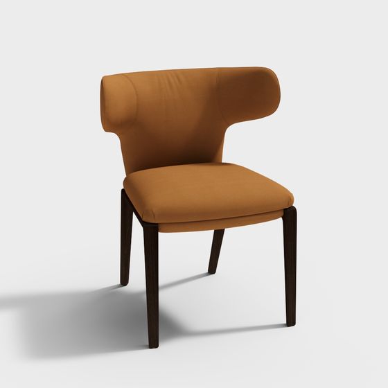 Cozy Curve Chair 3D model