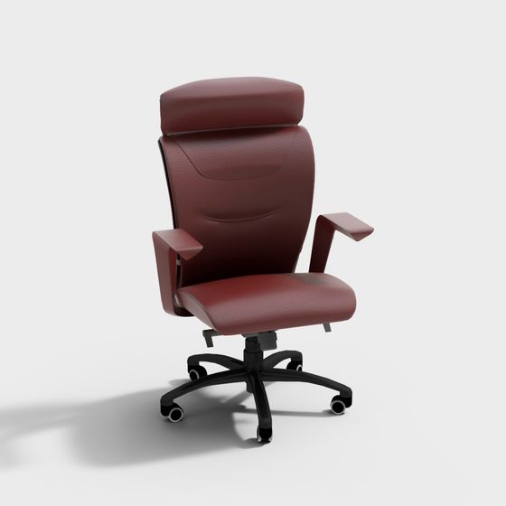 Elegant Modern Office Chair 3D model