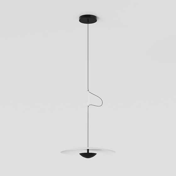 Modern Low-Poly Chandelier 3D model for Interior Design