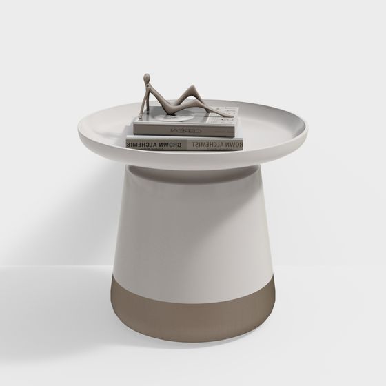 Minimalist Side Table 3D model for Contemporary Spaces