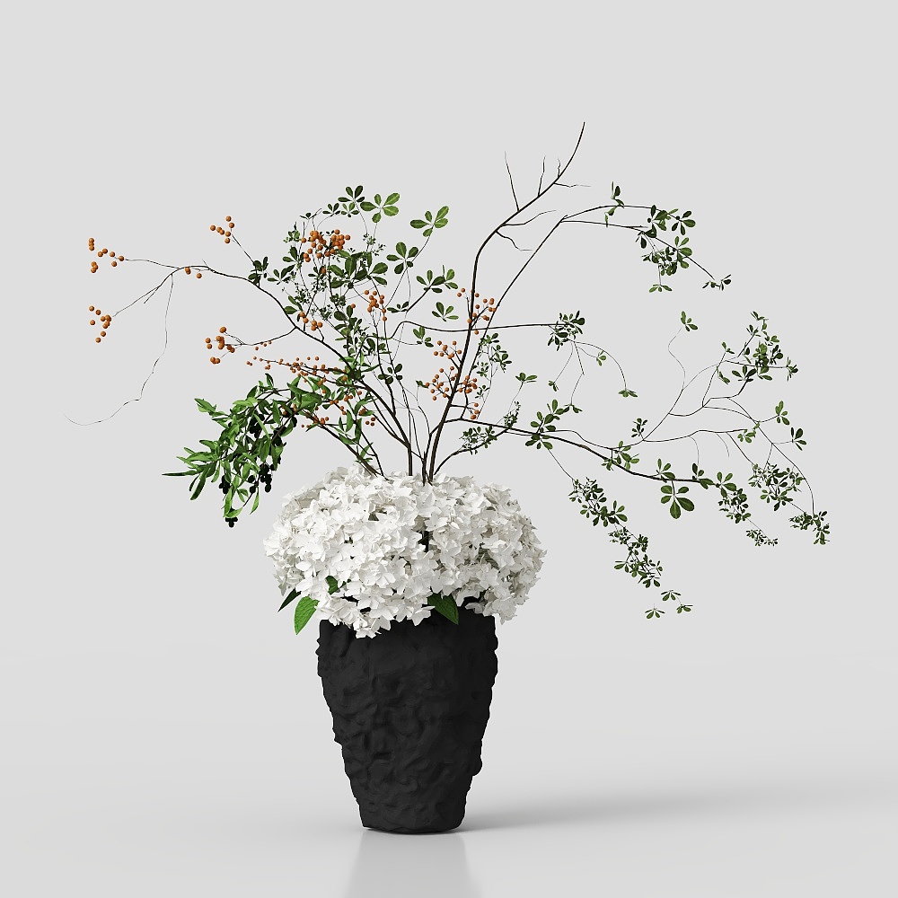 Modern Green Plants and Flowers