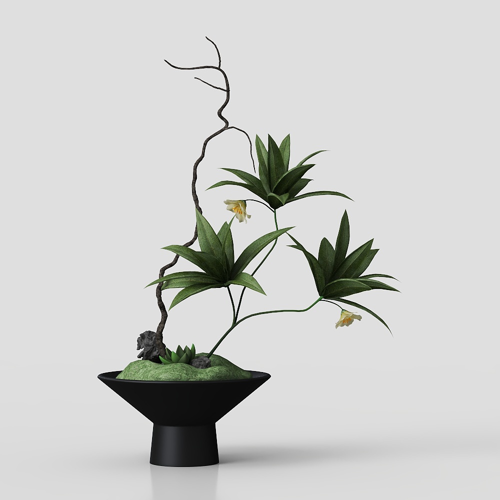 Modern Bonsai Pot Plant Ornament