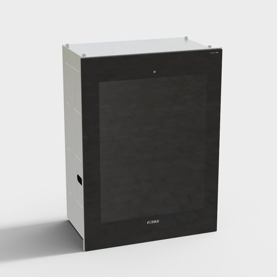 Minimalist Urban Storage Cabinet 3D model