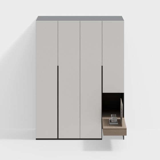 Urban Closet 3D model for Modern Spaces