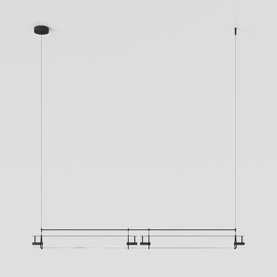 Modern Low-Poly Pendant Light 3D model