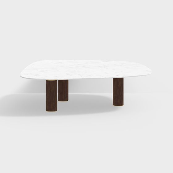 Elegant Coffee Table 3D model for Modern Interiors
