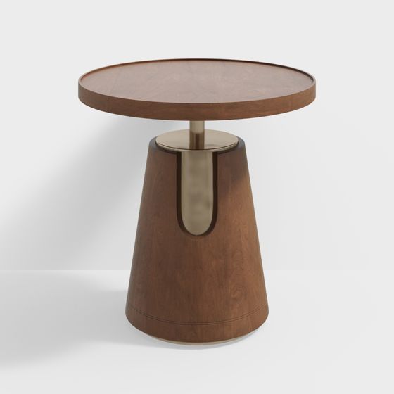 Round Table Accent 3D model