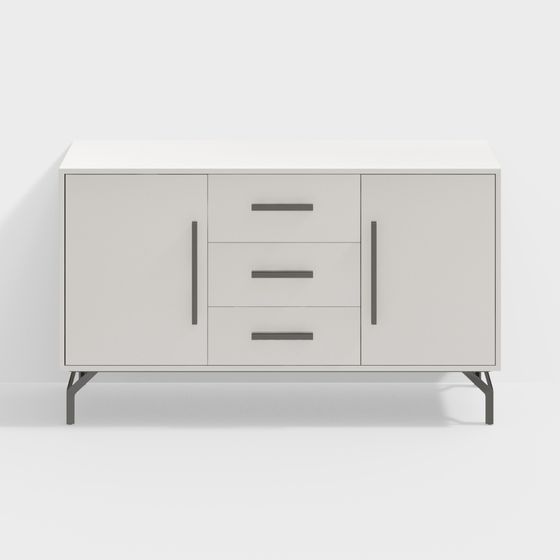 Urban Elegance Sideboard 3D model for Contemporary Interiors
