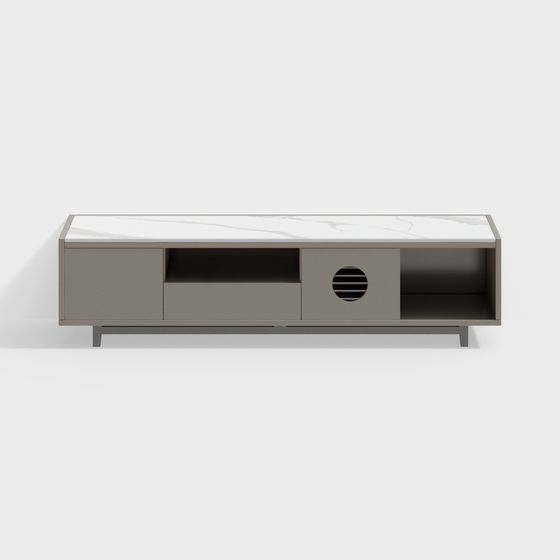 Modern Minimalist TV Cabinet 3D model
