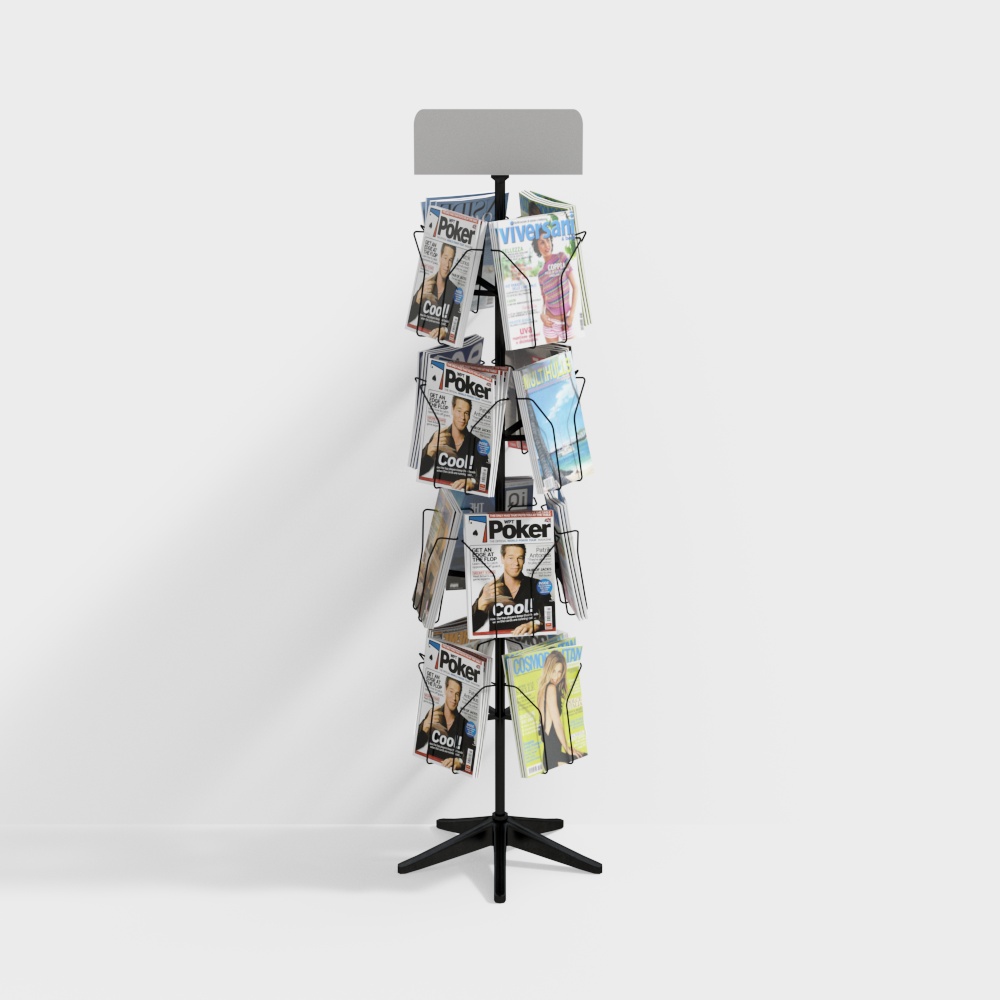 Espositore per Giornali in Stile Industriale