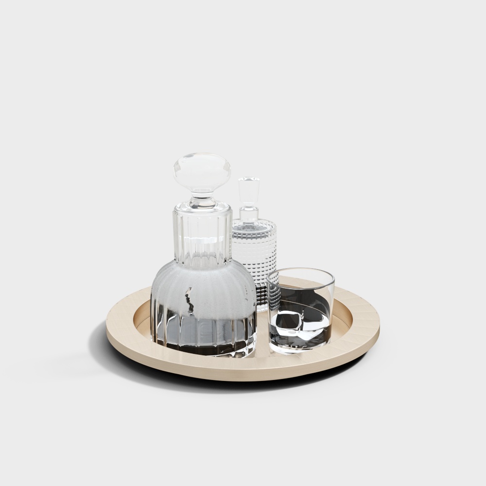 Ornement d'ustensiles de vin en style italien moderne