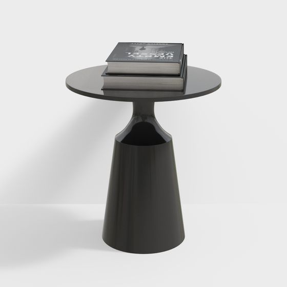 Minimalist Round Table 3D model