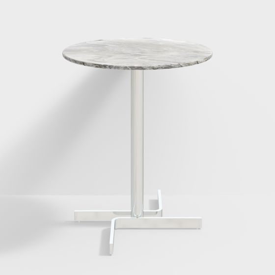 Stylish Round Table 3D model for Modern Spaces