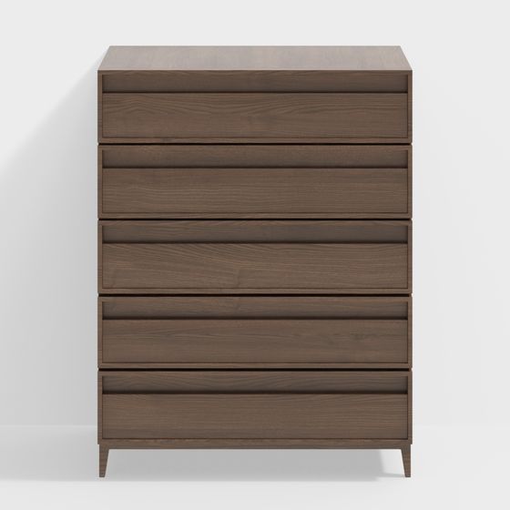 Mid-Century Modern Dresser 3D Model