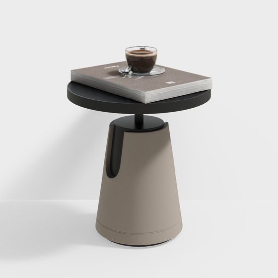 Elegant Minimalist Side Table 3D model