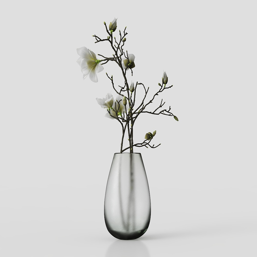 Modern Minimalist Glass Vase Flowers