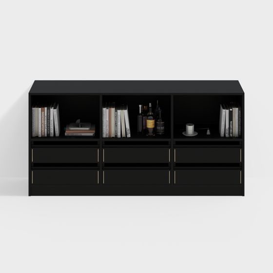 Urban Bookshelf 3D model